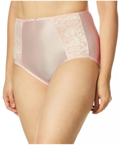 Double Support, Women's Cool Comfort Underwear, Full Coverage Brief Panty Blushing Pink $9.50 Lingerie