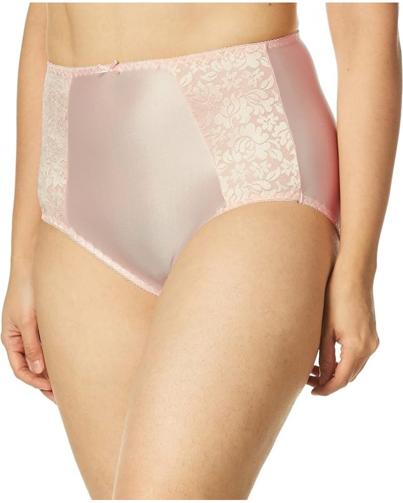 Double Support, Women's Cool Comfort Underwear, Full Coverage Brief Panty Blushing Pink $9.50 Lingerie