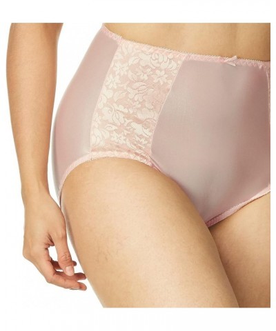 Double Support, Women's Cool Comfort Underwear, Full Coverage Brief Panty Blushing Pink $9.50 Lingerie