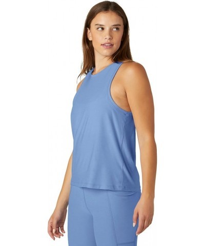 Women's Featherweight Rebalance Tank Flower Blue Heather $37.95 Activewear