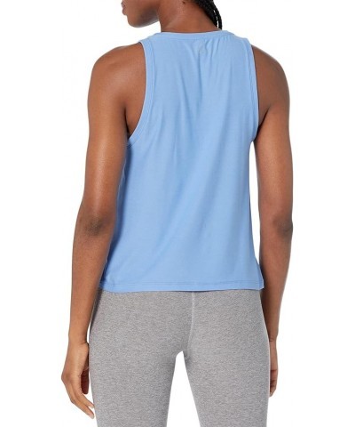 Women's Featherweight Rebalance Tank Flower Blue Heather $37.95 Activewear