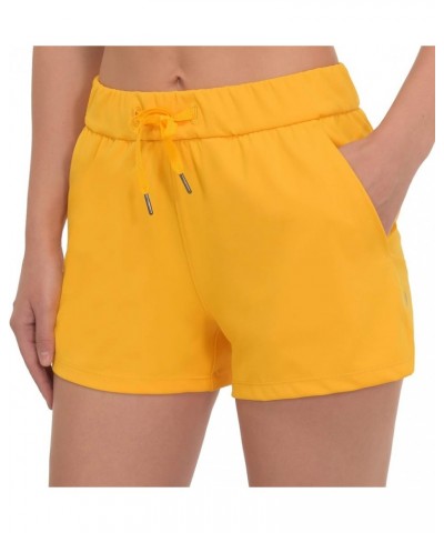 Womens Shorts Joggers for Summer Casual Athletic Running Hiking Workout Gym Shorts Lounge Shorts Plus Size Yellow $12.00 Acti...