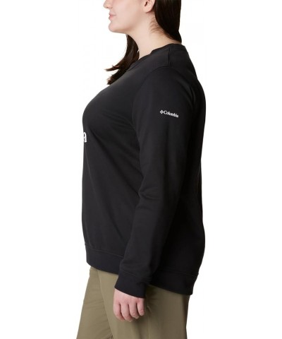 Women's Trek Graphic Crew Black/White Csc Stacked Logo $23.37 Jackets