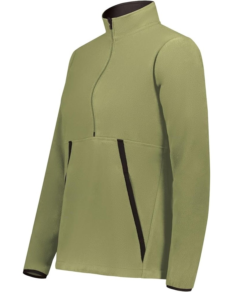 Women's Ladies Chill Fleece 2.0 1/2 Zip Pullover Olive $14.80 Jackets