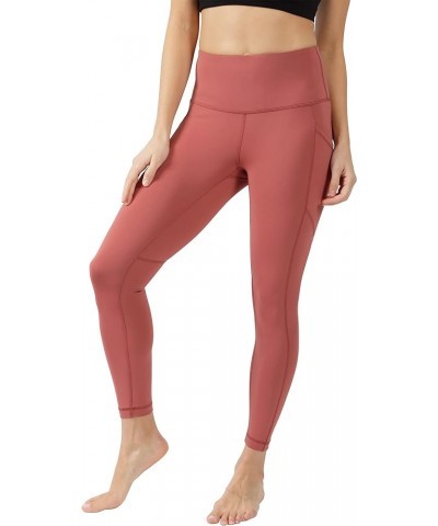 Womens Power Flex Yoga Pants Terracotta $15.23 Activewear