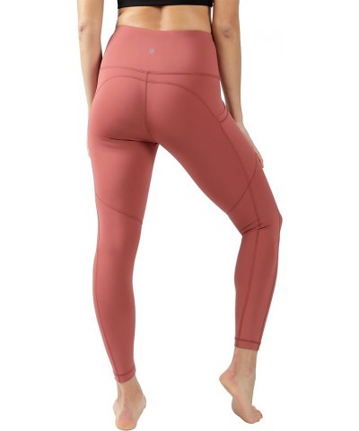 Womens Power Flex Yoga Pants Terracotta $15.23 Activewear