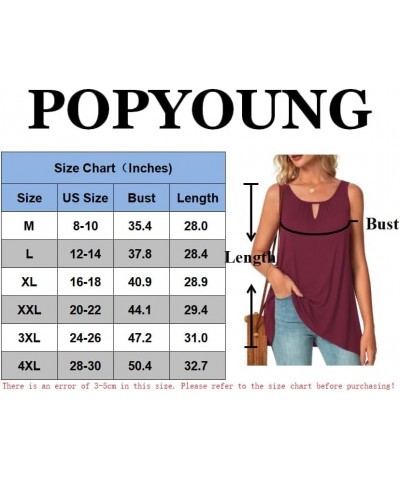 Women's Summer Casual T-Shirt Sleeveless Tunic Tops to Wear with Leggings Keyhole Neck Loose Blouse Shirt Green Floret $11.75...