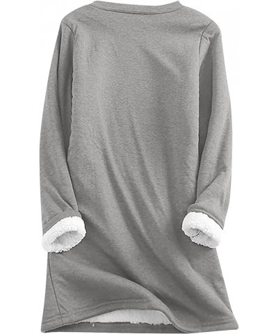 Yes I Am Still Cold Me 24:7 Womens Sherpa Lined Sweatsuit Loungewear Fuzzy Warm 2 Piece Outfits with Pockets Gray $19.73 Slee...