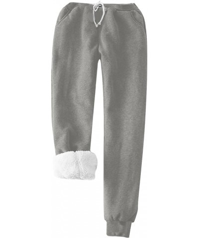 Yes I Am Still Cold Me 24:7 Womens Sherpa Lined Sweatsuit Loungewear Fuzzy Warm 2 Piece Outfits with Pockets Gray $19.73 Slee...