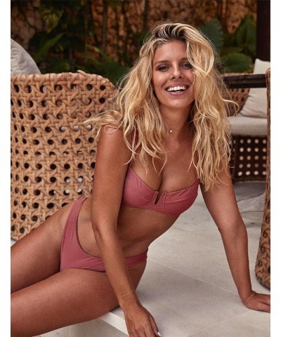 Womens Swimsuits Women, Sexy Bikini Sets for Women, Bathing Suit for Women, Triangle Bikinis for Women Wine Red $24.35 Swimsuits