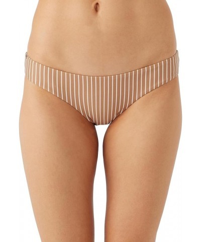 Women's Matira Bikini Bottoms - Cheeky Coverage Women's Bathing Suit Bottom with Hipster Fit Tobacco Brown | Saltwater Essent...