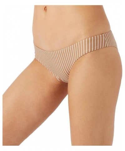 Women's Matira Bikini Bottoms - Cheeky Coverage Women's Bathing Suit Bottom with Hipster Fit Tobacco Brown | Saltwater Essent...