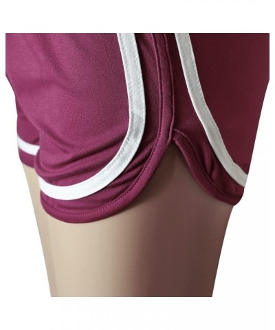 Athletic Workout Gym Yoga Running Fitness Sports Shorts for Women Lounge Short Pants Mulberry $9.87 Activewear