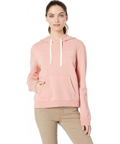 Women's On Shore Hoodie Rose Gold $31.17 Hoodies & Sweatshirts