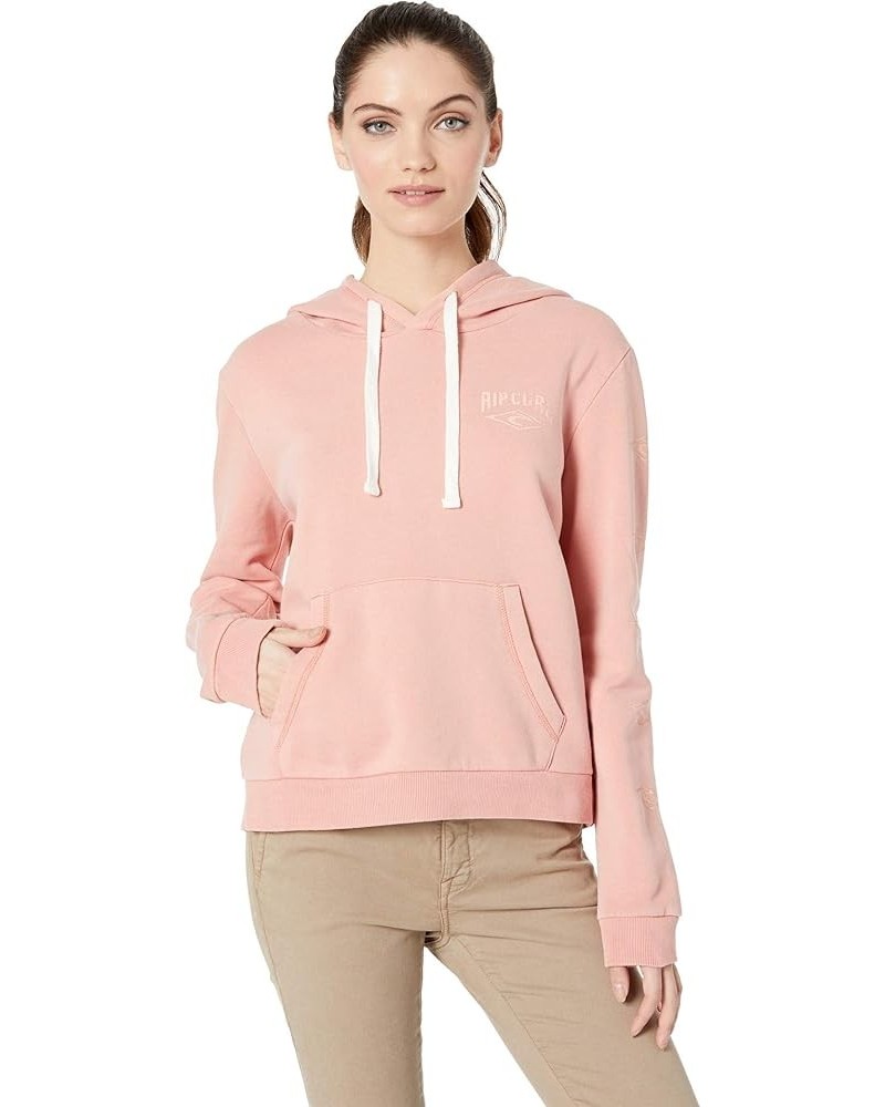 Women's On Shore Hoodie Rose Gold $31.17 Hoodies & Sweatshirts