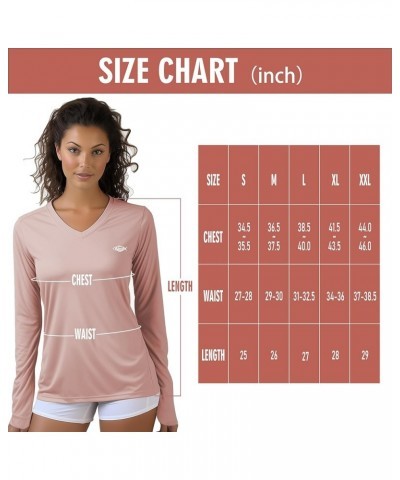 Womens UPF 50+ Fishing Shirts Sun Protection Long Sleeve T-Shirt Pink / Largemouth Bass $18.19 T-Shirts