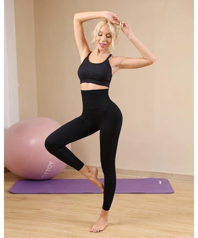 Activewear Thick High Waist Tummy Compression Slimming Body Leggings Pant Black $12.50 Pants