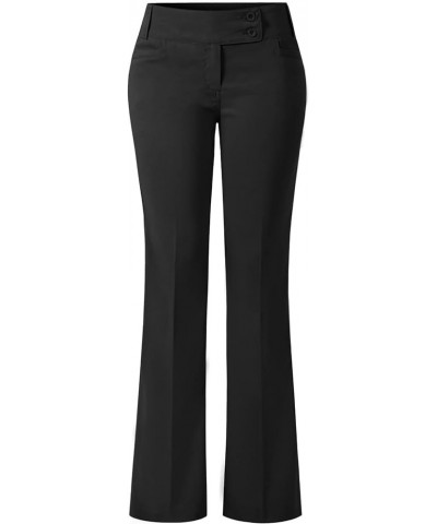 Women's Relaxed Boot-Cut Office Pants Trousers Slacks Black $20.88 Pants