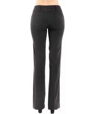 Women's Relaxed Boot-Cut Office Pants Trousers Slacks Black $20.88 Pants