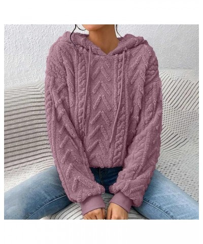 Fall Sweaters for Women 2023 Trendy Womens Long Sleeve Tops Plus Size Fashion Knit Pullover Jumper Ladies Blouses 4-purple $1...