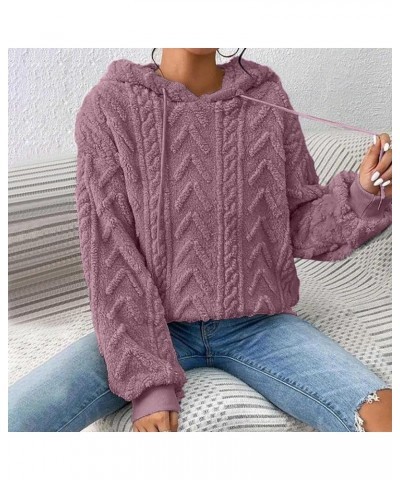 Fall Sweaters for Women 2023 Trendy Womens Long Sleeve Tops Plus Size Fashion Knit Pullover Jumper Ladies Blouses 4-purple $1...