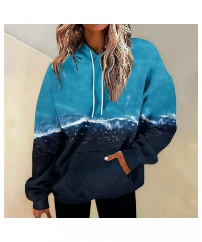 Women'S Fall Fashion Sweatshirts, Women's Fashion Casual Crewneck Sweatshirts Graphic Long Sleeve Sweatshirts 3-blue $9.20 Ho...