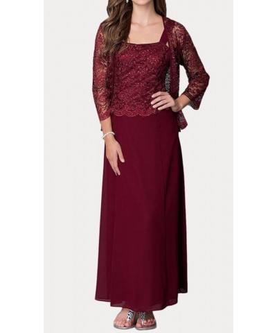 Classy Mother of The Bride Dresses A-line Mother of Groom Dress Chiffon Formal Wedding Guest Dress Lace Jacket Dusty Rose $36...