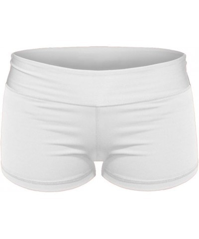 Yoga Shorts - Booty Shorts 2" Inseam White $11.59 Activewear