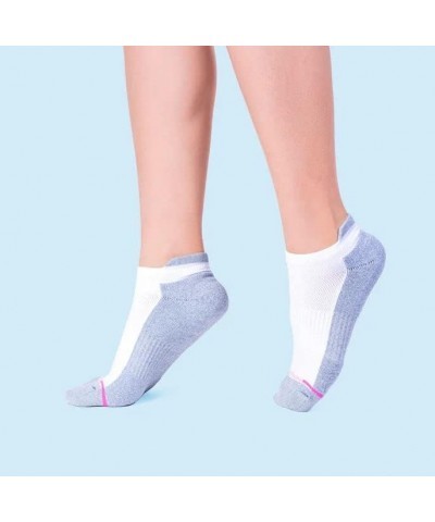 womens 2pk Compression Low Cut Socks 6 Pairs (4 Black 2 White) $14.70 Activewear