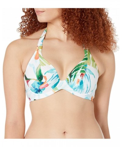 Women's Standard Kiawah Island Underwire Halter Bikini Top Aquamarine $20.58 Swimsuits