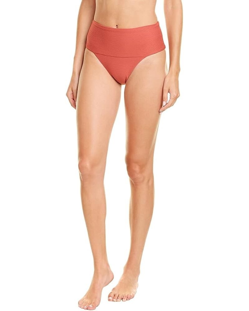 Women's Desi Classic Bikini Bottoms Brick $38.48 Swimsuits