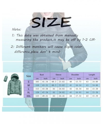 Puffer Jacket Women,Women's Plus Size Hooded Packable Lightweight Short Down Jackets Winter Bubble Travel Clothes 02-watermel...