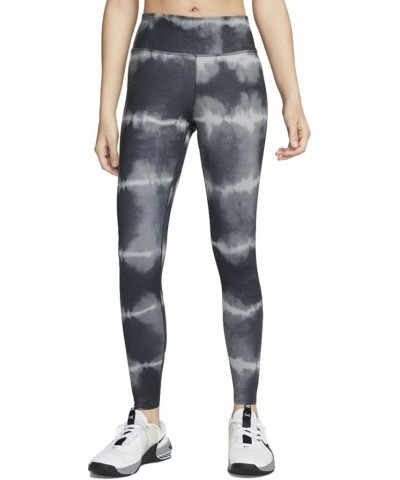 Women's Mid Rise 7/8 One Luxe Leggings Black/White/Clear $23.01 Activewear