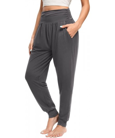 Womens High Waisted Yoga Sweatpants with Pockets Comfy Lightweight Loose Workout Joggers Stretch Ladies Sweat Pants Grey $12....