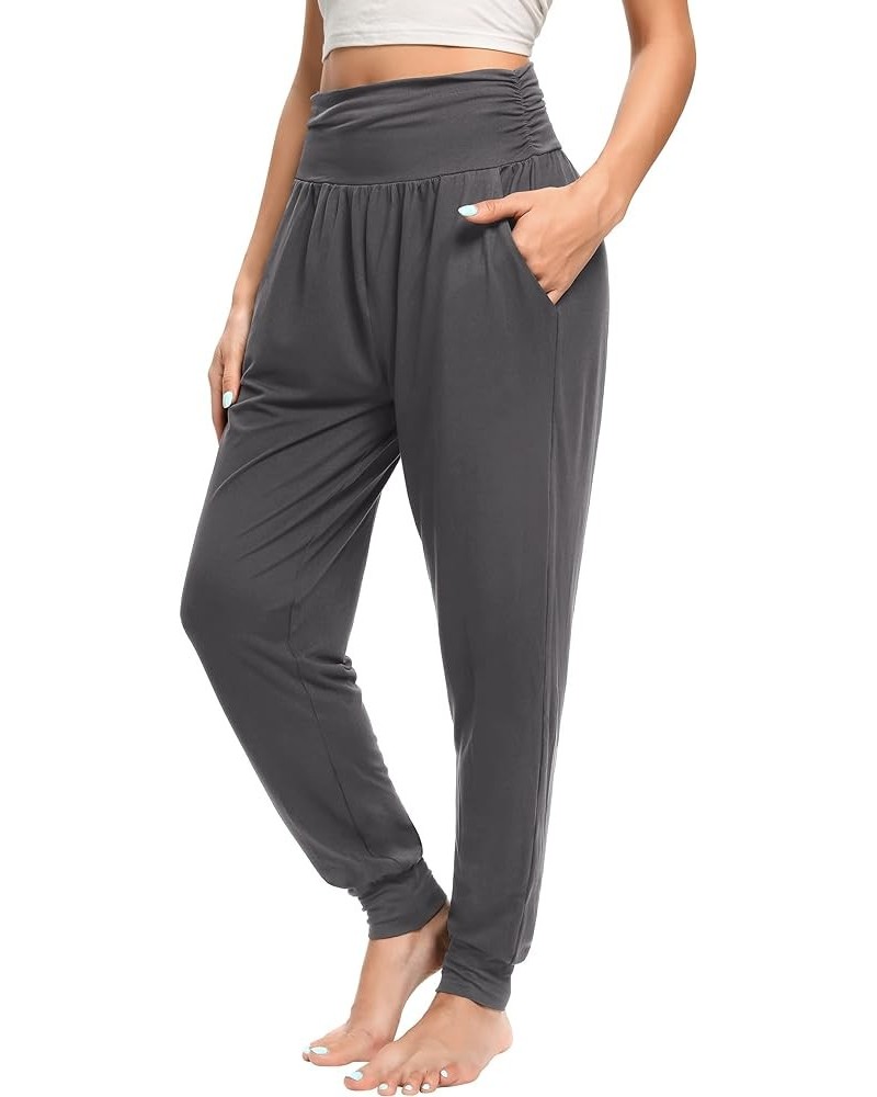 Womens High Waisted Yoga Sweatpants with Pockets Comfy Lightweight Loose Workout Joggers Stretch Ladies Sweat Pants Grey $12....