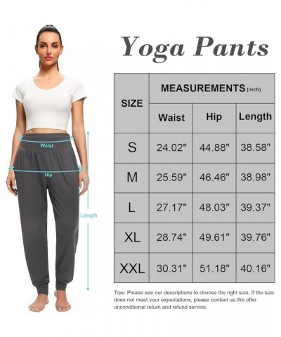 Womens High Waisted Yoga Sweatpants with Pockets Comfy Lightweight Loose Workout Joggers Stretch Ladies Sweat Pants Grey $12....