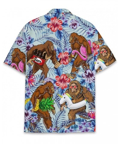 Mushroom Hawaiian Shirts for Men - Mushroom Shirt, Mushroom Shirts for Men, Mushroom Stripe Button Down Bigfoot 5 $13.64 Shirts