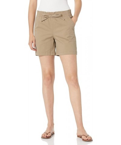 Women's Pull on Wide Leg Chino Short Hazelnut $11.56 Shorts