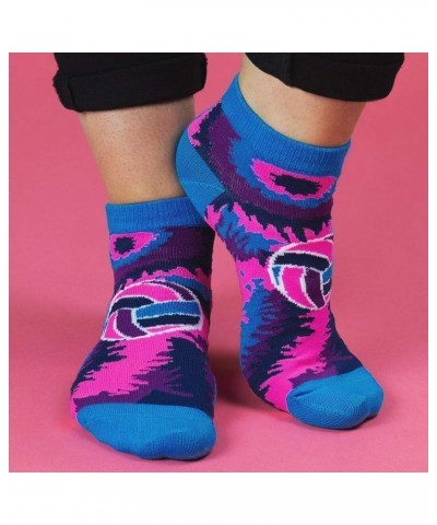 Volleyball Athletic Ankle Socks | Low Cut | Various Designs Volleyball Swirl $8.69 Activewear