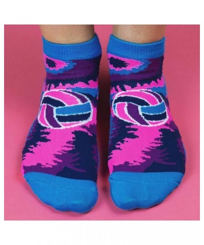 Volleyball Athletic Ankle Socks | Low Cut | Various Designs Volleyball Swirl $8.69 Activewear