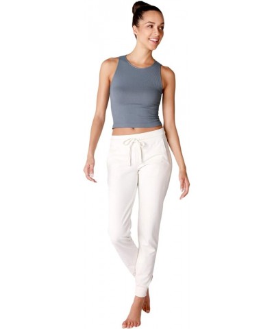 Women Seamless High Neck Ribbed Crop Top, Made in U.S.A, One Size Bluestone $13.97 Tanks