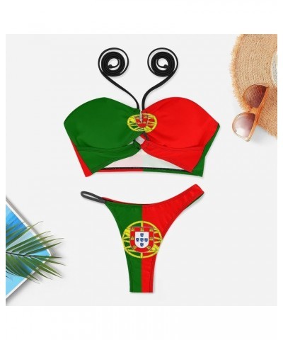 Trinidad and Tobago Flag Bikini Swimsuit Women Vintage Sexy Swimsuit Bikini XL XX-Large White-1 $14.30 Swimsuits