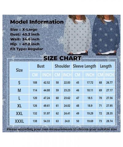 Love Heart Grahic Print Women Plus Size Sweatshirts Valentine's Day Long Sleeve T-Shirt Loose Round Neck Trendy Blouse B113-m...