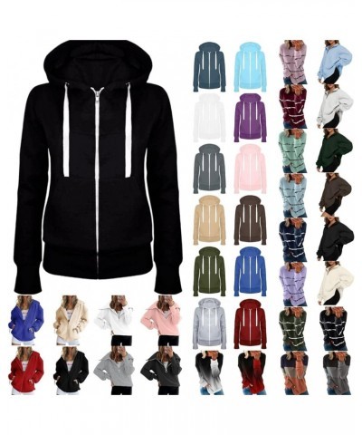 Women's Trendy Zip Up Hoodies Sweatshirts Y2k Clothes Casual Cute Teen Girls Oversized Jacket Outfits With Pockets Sweatshirt...