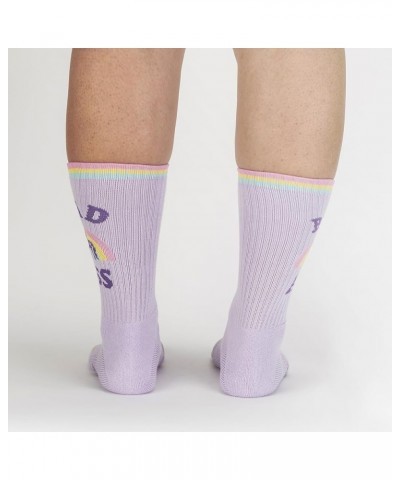 Sock It To Me, Women's Athletic Ribbed Crew, Fun Novelty Socks Bad Ass Magic $10.40 Activewear