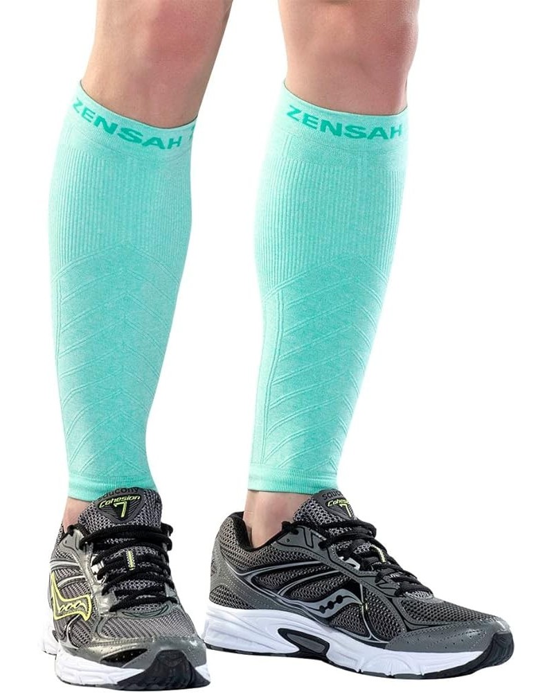 Running Leg Compression Sleeves - Shin Splint, Calf Compression Sleeve Men and Women X-Small-Small Heather Mint $26.54 Others