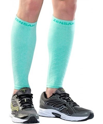 Running Leg Compression Sleeves - Shin Splint, Calf Compression Sleeve Men and Women X-Small-Small Heather Mint $26.54 Others