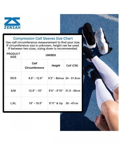 Running Leg Compression Sleeves - Shin Splint, Calf Compression Sleeve Men and Women X-Small-Small Heather Mint $26.54 Others