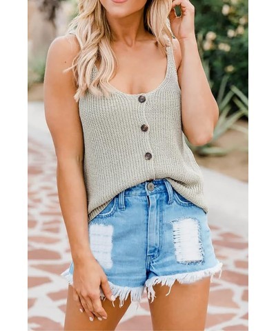 Women's Jean Shorts Summer Hight Waist Ripped Distressed Fringe Stretchy Denim Shorts N-blue $11.50 Shorts