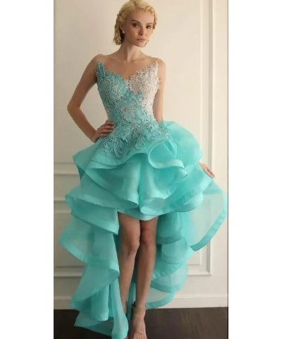 Tulle Prom Dresses Lace Applique Homecoming Dresses for Teens Performanc Quinceanera Dresses Light Pink $50.34 Dresses